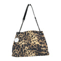 Borsa Artigianale Ismi in tessuto leopardato a tracolla e spalla di Nany Magenis