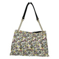 Borsa Artigianale Ismi in tessuto con fantasia botanica artistica di Nany Magenis